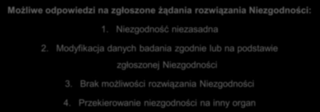 badań technicznych pojazdów 2. Weryfikacja stanu faktycznego danych badań technicznych 3. Przekazanie odpowiedzi na żądanie rozwiązania Niezgodności CEPiK 2.