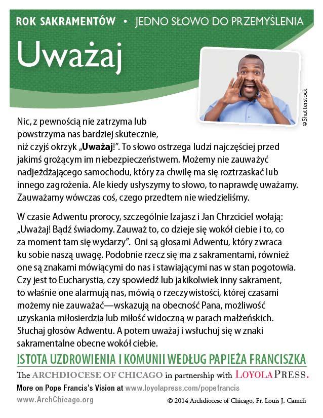 Mk 1,1-8 Rekolekcje Adwentowe Informujemy, że 14-go grudnia, III niedziela adwentu, rozpoczną się rekolekcje adwentowe w naszej parafii. Rekolekcje będzie prowadził O.