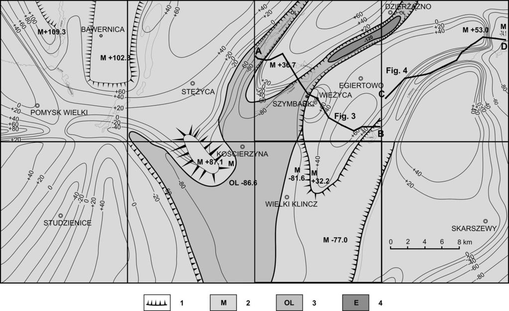 THE IN FLU ENCE OF SUB-QUA TER NARY BASE MENT ON THE RE LIEF 107 Fig. 2.