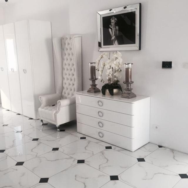 GRES OKTAGONALNY STONE WHITE POLER 60x60 LISTWA