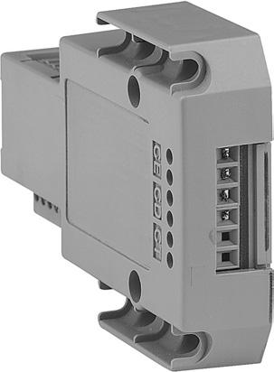 Dost pny jest równie zewn trzny modu umo liwiajàcy komunikacj z systemami opartymi na protoko ach: c Profibus, c Ethernet itd.