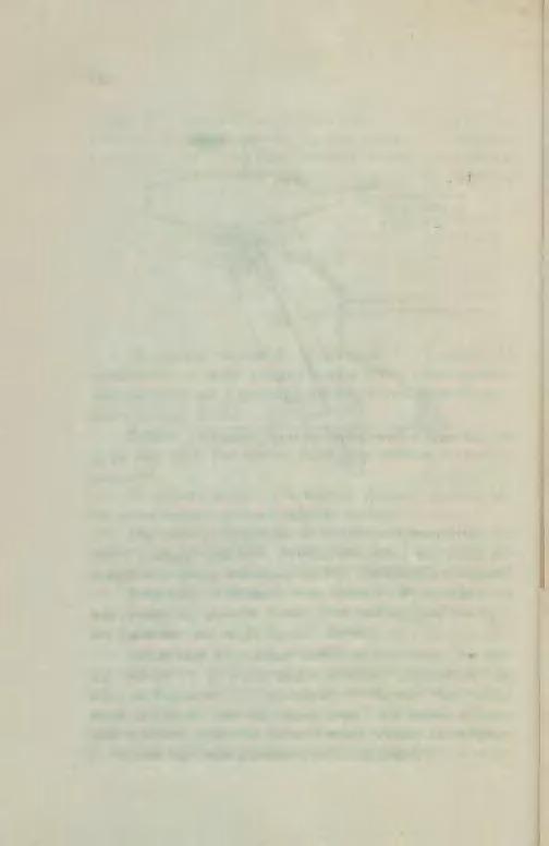 194 KIERUNEK WIATRU I,,,,. Rys. 123. W pobliżu wysokich falochronów i t. p. lepiej nie przechodzić.