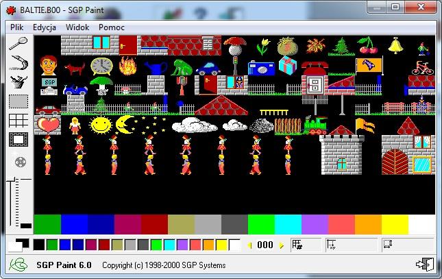 Edytor Paint Tak wygl da okno edytora