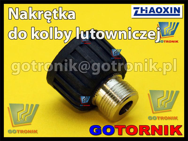 Infomacje o podukcie zestaw 868D zawiea: stacja Zaoxin 868D kolba H-ai 3 dysze kolba lutownicy gzałkowej podstawka pod
