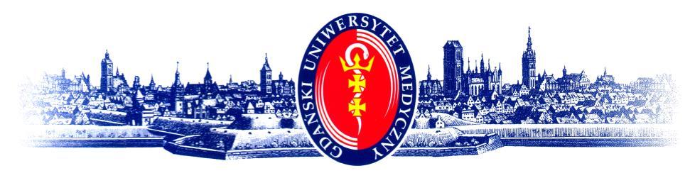 Warunki złożenia oferty w przetargu na kupno nieruchomości położonej w Gdańsku, przy ul. Do Studzienki 38 I. Sprzedający właściciel nieruchomości Gdański Uniwersytet Me