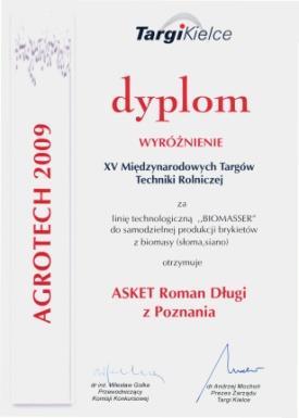 Wyróżnienie/Award