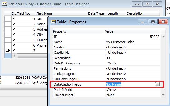 3. W Object Designer uruchom tabelę My Customer Table (50002) w trybie
