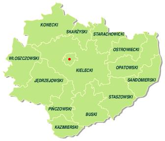Część opisowa katalogu zagrożeń powiatu staszowskiego OGÓLNA CHARAKTERYSTYKA POWIATU STASZOWSKIEGO Powiat