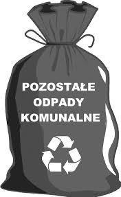 POZOSTAŁE ODPADY ZBIERANE SELEKTYWNIE DO POJEMNIKA LUB WORKA CZARNEGO POPIÓŁ DO POJEMNIKA METALOWEGO Zużyte środki higieny osobistej (jak wata, pieluchy, podpaski, chusteczki higieniczne) Odchody