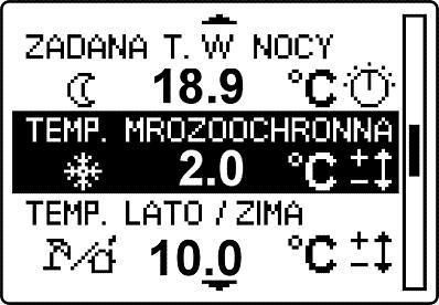 KOLEKTORÓW SŁONECZNYCH TEMPERATURA PODŁOGI TEMP. CYRKULACJI C.W.U. TEMPERATURA SPALIN URZĄDZENIA PODŁĄCZONE PRZEZ INTERFEJS COM URZĄDZENIA PODŁĄCZONE PRZEZ INTERFEJS COM2 WYBRANY SCHEMAT HYDRAULICZNY TEMPERATURA C.