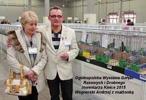 wystawach uczestniczy od 1980 roku, był na GOŁĘBIE i drobny inwentarz kilkunastu wystawach za granicą.