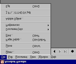 5. Acrobat Reader 5.1 Instalacja 1. Włóż dysk CD-ROM do napędu CD-ROM. 2. W menu Start wybierz Uruchom. 3. Wpisz [D:\ACROBAT\SETUP.EXE] i kliknij OK, by kontynuować. 4.