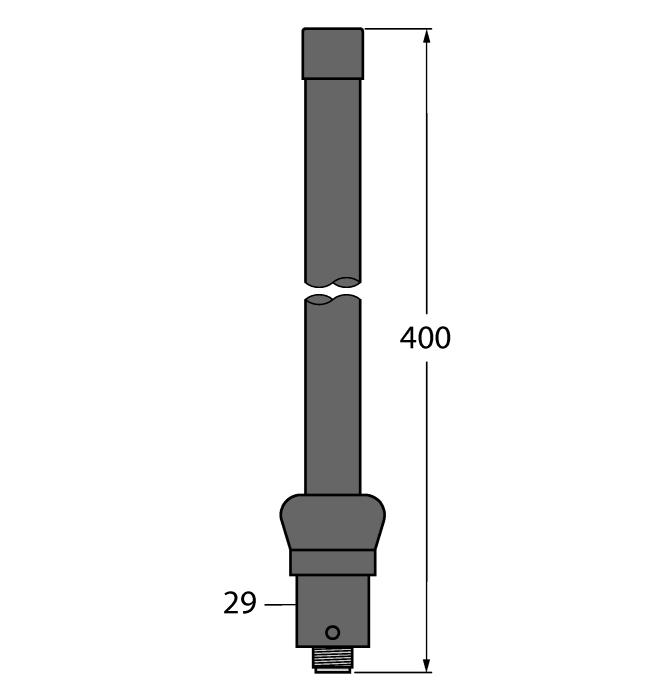 3077816 Antena wewnętrzna 2 dbi, standardowe złącze męskie RP- SMA BWA-205-C 3077817 Antena wewnętrzna 5 dbi, złącze męskie RP-SMA 4 /