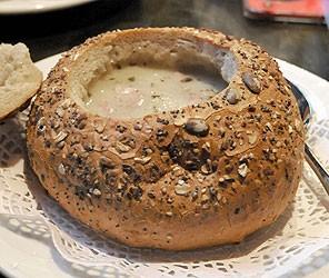 Polish Sour Rye Soup Klaudia Rojek, Va 1/2kg of white sausage 3-4 eggs a bunch of soup vegetables (a carrot, parsley, celery, leek) 1/2 l of sourdough 4 grains of allspice 2 bay leaves 1 teaspoon of