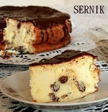 Cheese cake Kacper Majewski, Vb 1 5 1 1 1 a 1 1 1 1 kg white cheese, minced eggs glass sugar cube butter vanilla sugar bunch raisins vanilla pudding packet biscuits chocolate bar cup milk Mix cheese