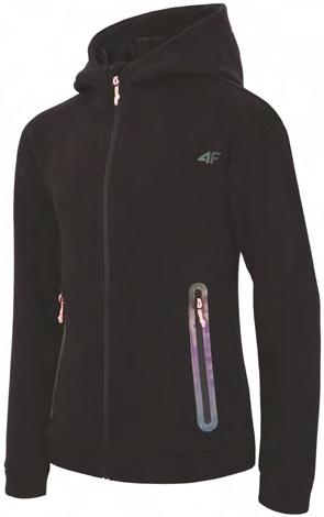 - quickdry finishing - sweatshirt with zipper closure - two side pockets with zipper closure SPORT - JUNIOR - GIRL 89,99 PLN czarny 60 black 60 szary