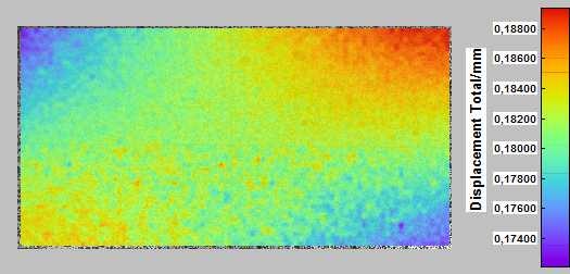 δx displacement map for II damage variant Rys. 7.