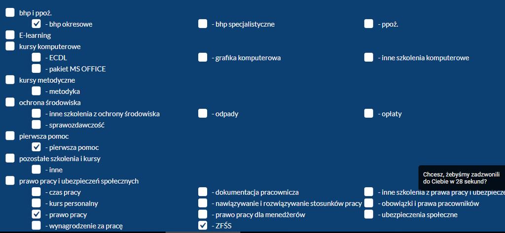 zaznaczamy odpowiednie tematy. Rysunek 36.