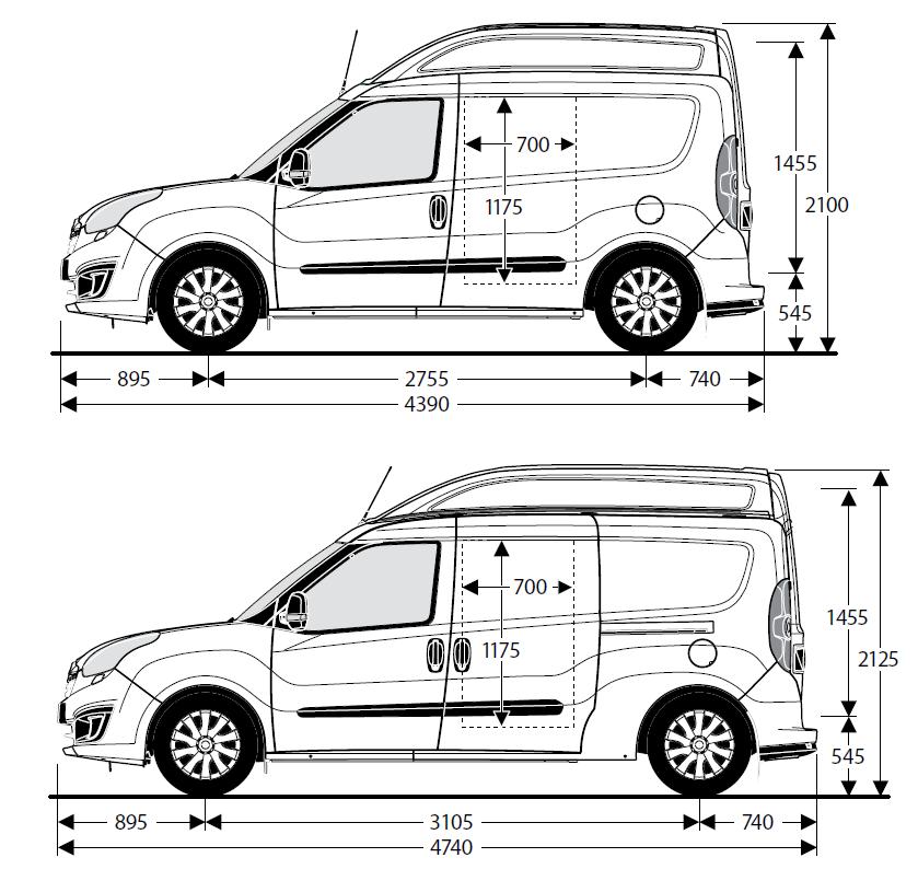 Van L1/L2H2 DMC: L1 2