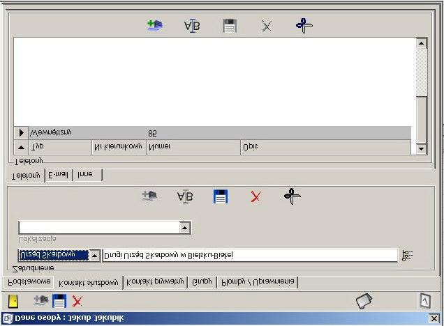 Serwisant Oznacza danego pracownika jako serwisanta 6SU]WZ\PDJDMF\XSUDZQLH 6HUZLVDQFLPRJPLHüXSUDZQLHQLDGRREVáXJLVSU]WXNWyUHPR*QDZ\V]F]HJyOQLüQD