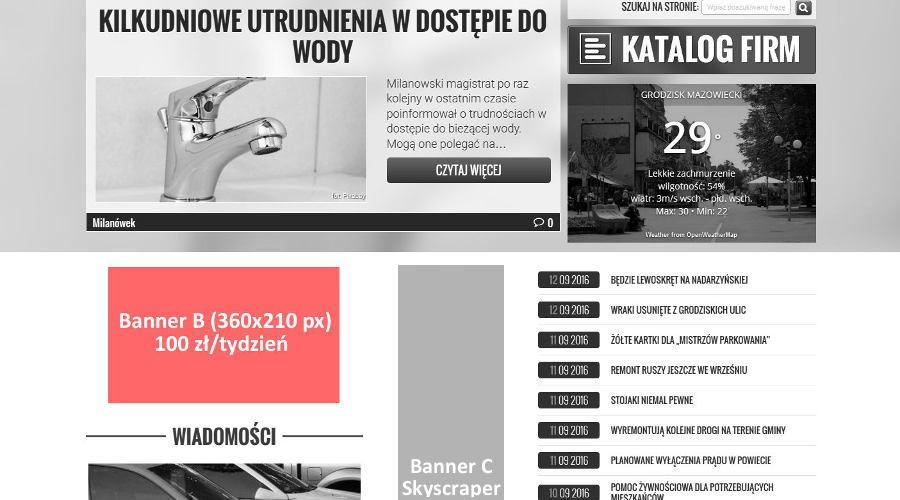 Baner B Inside Article (220 zł brutto/tydzień) Baner B może dodatkowo wyświetlać się w treści