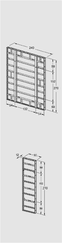 Elementy składowe Opis Nr art. Masa kg/szt. Płyty Rasto Rasto XXL 240 x 270 Płyta Rasto o powierzchni 6,5 m² do deskowania wielkopowierzchniowego.