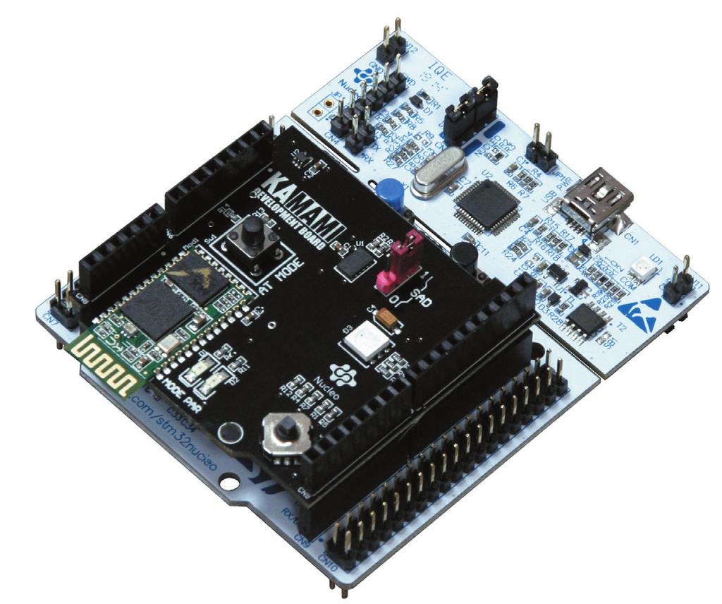 Podstawowe cechy i parametry Zgodność z systemami NUCLEO i Arudino Wbudowany moduł Bluetooth v2.