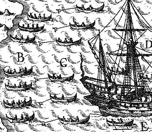 -21- Z HISTORII STREAMERA W P&L nr 28 wspomniałem o publikacji Oliviera van Noorta (Description du penible voyage fait entour de l univers, Amsterdam 1610), w której jest podany najstarszy mi znany