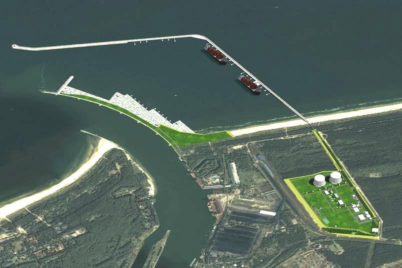 Kontynuacją rozwoju nowoczesnych działalności portowych (rozbudowany terminal promowy, terminal kontenerowy o zdolności przeładunkowej 50 000 TEU/rok, nowy port rybacki) jest rozpoczęta w 2010 roku