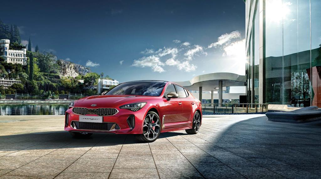 WITAMY w ŚWIECIE GRAN TURISMO Eleganckie, starannie ukształtowane nadwozie nowej Kia Stinger to