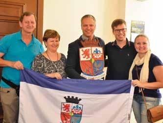 6 Wiadomości Samorządowe Spotkanie z delegacją z miasta Pomerode z Brazylii oraz Cottbus z Niemiec We wtorek i w środę (12-13 września br.