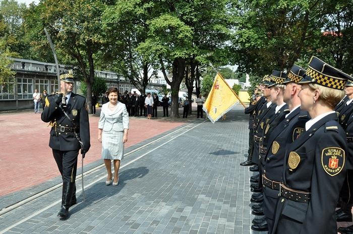 Pani Hanna Gronkiewicz-Waltz, z-ca Prezydenta m.st Warszawy Pan Jarosław Jóźwiak, przedstawiciele Rady m.st. Warszawy, przedstawiciele środowisk powstańczych, służb i formacji mundurowych oraz samorządu.