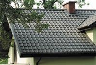 sprendimus naudojant šia stogo dangą.