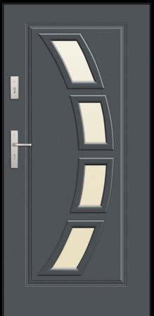 24 Drzwi stalowe 55 i 72 mm głębokotłoczone Przeszklenia S11 ramka w okleinie