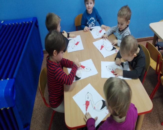 A na koniec wykonaliśmy pracę plastyczną.