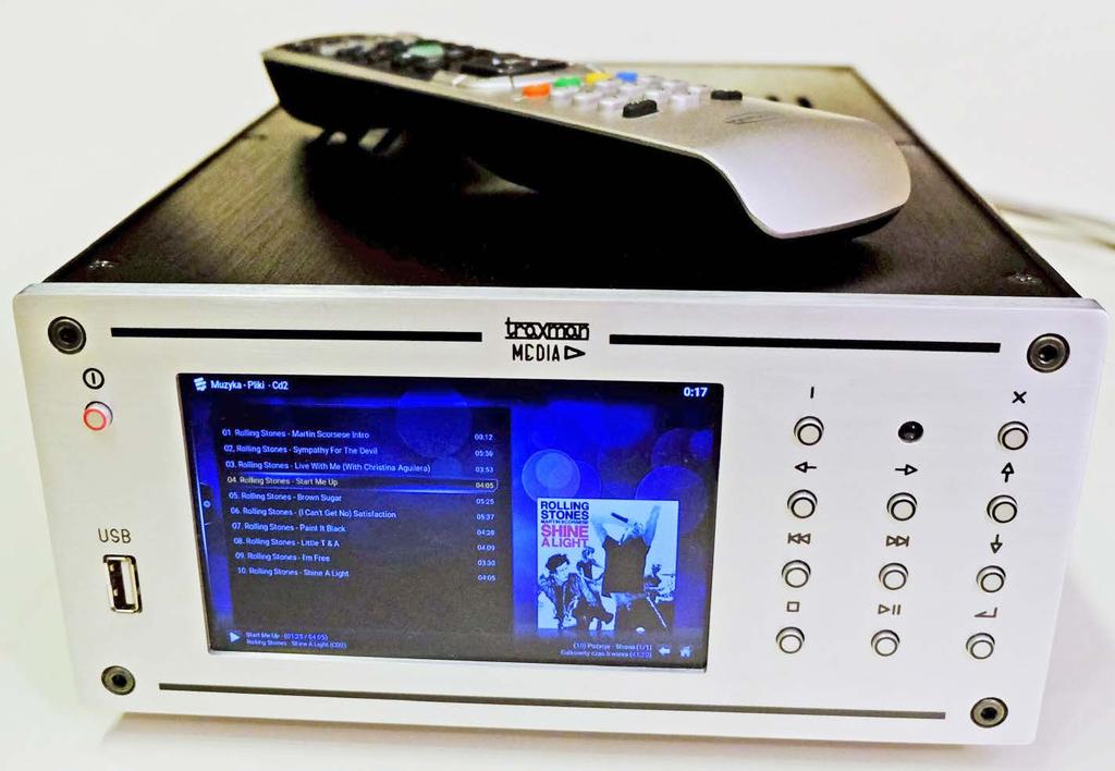Stacjonarny odtwarzacz audio Media PI W artykule przedstawiono stacjonarny odtwarzacz plików audio oparty o Raspberry PI.