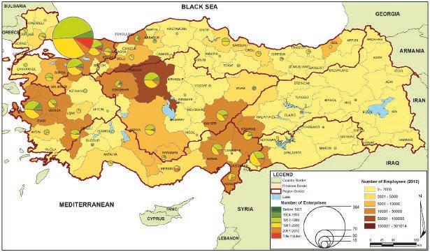 Large scale industrial enterprises in Turkish industry: their structures 95 Tab. 3.