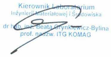 Sprawozdanie z badań Nr 456/DLS/2014 Strona 2 z 6 Numer próbki Stwierdzenie zgodności/niezgodności z wymaganiami Norma PN-EN 71-1+A3:2014-06 pt.: Bezpieczeństwo zabawek. Część 1.