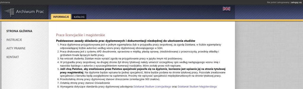 1 2 3 4 5 Autor pracy Wpisywanie danych pracy Autor pracy Przesyłanie plików z pracą Kierujący pracą Akceptacja danych Kierujący pracą Wpisywanie opinii Recenzenci Wystawianie recenzji Student