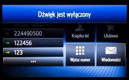 2. WYKONYWANIE POŁĄCZEŃ TELEFONICZNYCH 2.1. Wybieranie numeru telefonicznego przy użyciu klawiatury l Naciśnij przycisk Telefon/Aplikacje.