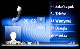 l Wybierz kontakt z listy, aby zadzwonić. l Aby zobaczyć szczegóły kontaktu/dodać kontakt do Ulubionych, dotknij pole znajdujące się po jego prawej stronie.