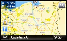 l Wybierz Wyznacz trasę, aby kontynuować. l System nawigacji Toyota Touch 2 with Go w ciągu kilku sekund zaproponuje trzy trasy.