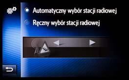 6. INFORMACJA O RUCHU DROGOWYM TMC System nawigacji Toyota Touch 2 with Go, korzystając z bezpłatnej usługi przesyłu danych za pomocą rozgłośni radiowych TMC (Traffic Message Channel), wyświetla