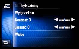 11. EKRAN 11.1. Tryb dzienny W przypadku słabej widoczności ekranu możesz spróbować ją poprawić, włączając lub wyłączając tryb dzienny