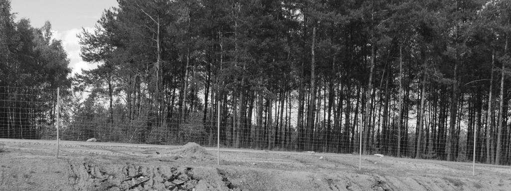 której mają być układane materiały geosyntetyczne