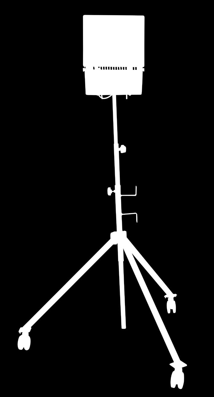 1 Profesjonalna lampa robocza Bridgelux-LED 100 Watt ze statywem teleskopowym 1x Lampa Bridgelux LED 6500 Kelwinów wyjątkowo odporna na wstrząsy wodoodporność zgodna z odpowiednik halogenu 1000W