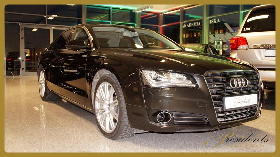 AUDI A8 3.0 TDI Quattro Tiptronic Drive Select Adres źródłowy: http://www.presidents.pl/ogloszenie,148,html Silnik Diesel Pojemność 2.
