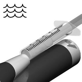7 1 x woda (5 ml) (6-10 dh) Po dezynfekcji oczyścić RinsEndo (rysunek 7). 5 ml wody (6-10 dh) wciągnąć do konwencjonalnej strzykawki z końcówką Luer. Strzykawkę nałożyć na prostnicę.