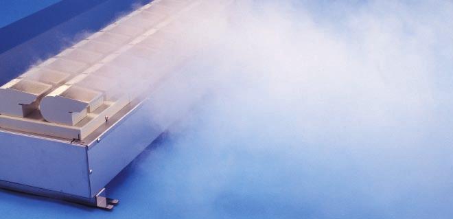 STULZ UltraSonic Nawilżacz o maksymalnej efektywności energetycznej Przegląd korzyści Maksymalna oszczędność energii STULZ UltraSonic zużywa do 93 % mniej energii elektrycznej niż elektrodowe/oporowe