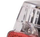 led + 2 laser 2 x AAA 3 + laser Tylna lampka